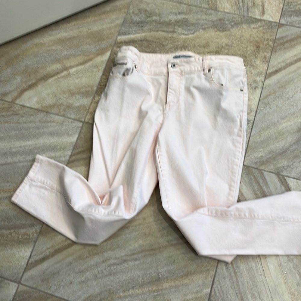 Chico’s size 2 light pink jeans.